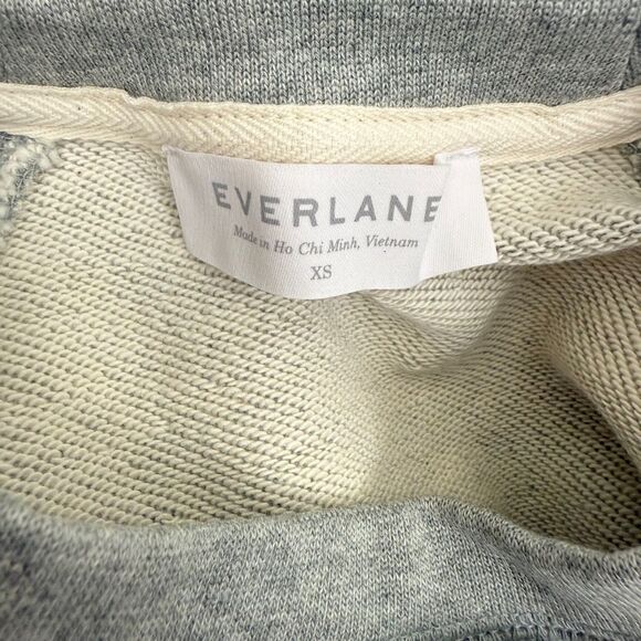 EVERLANE Women’s 100% Human Crew Sweatshirt XS Htr Gray Equality Pride NEW B24 - Picture 6 of 6